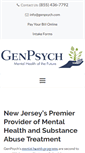 Mobile Screenshot of genpsych.com